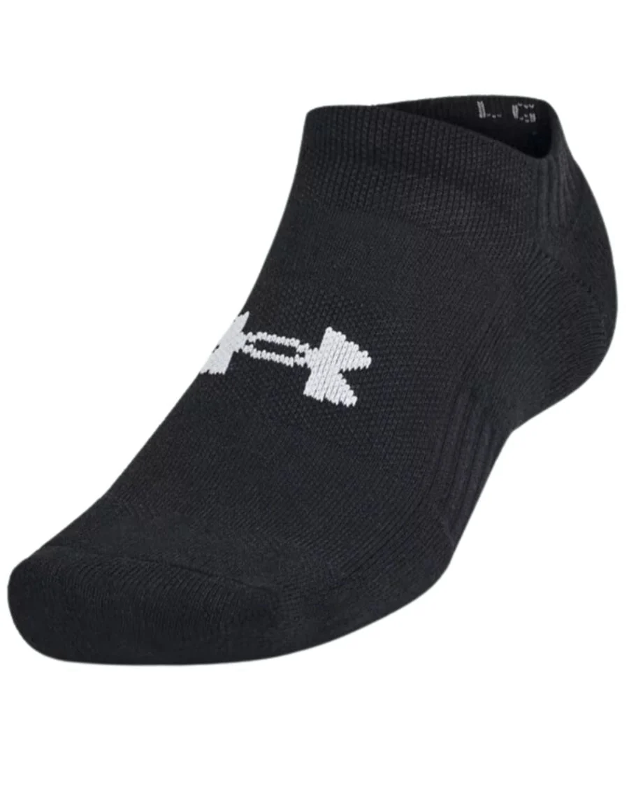 3PK NO SHOW UNDER ARMOUR DIVERS BAS