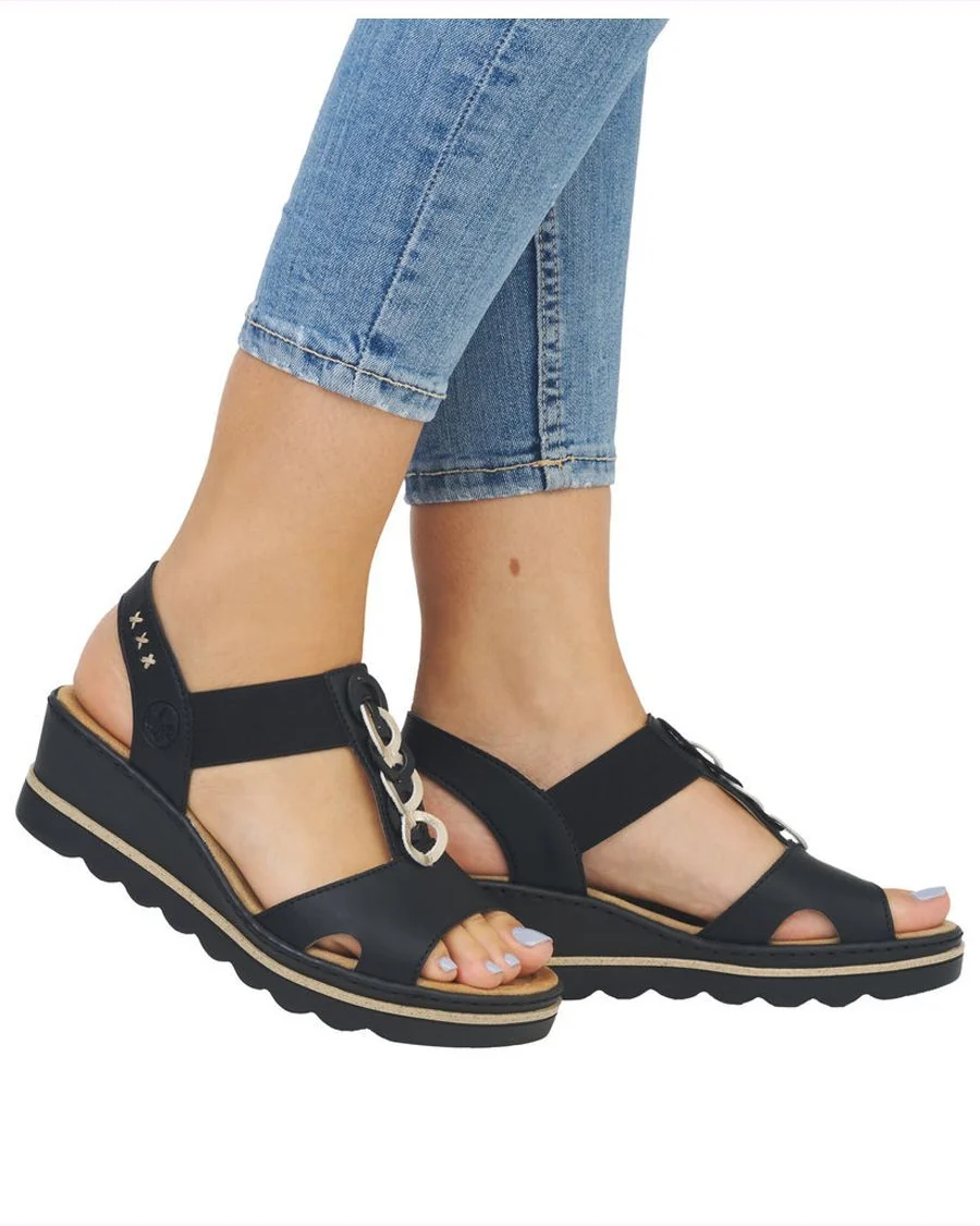 RIEKER SANDALE TALON MOYEN - Image 2